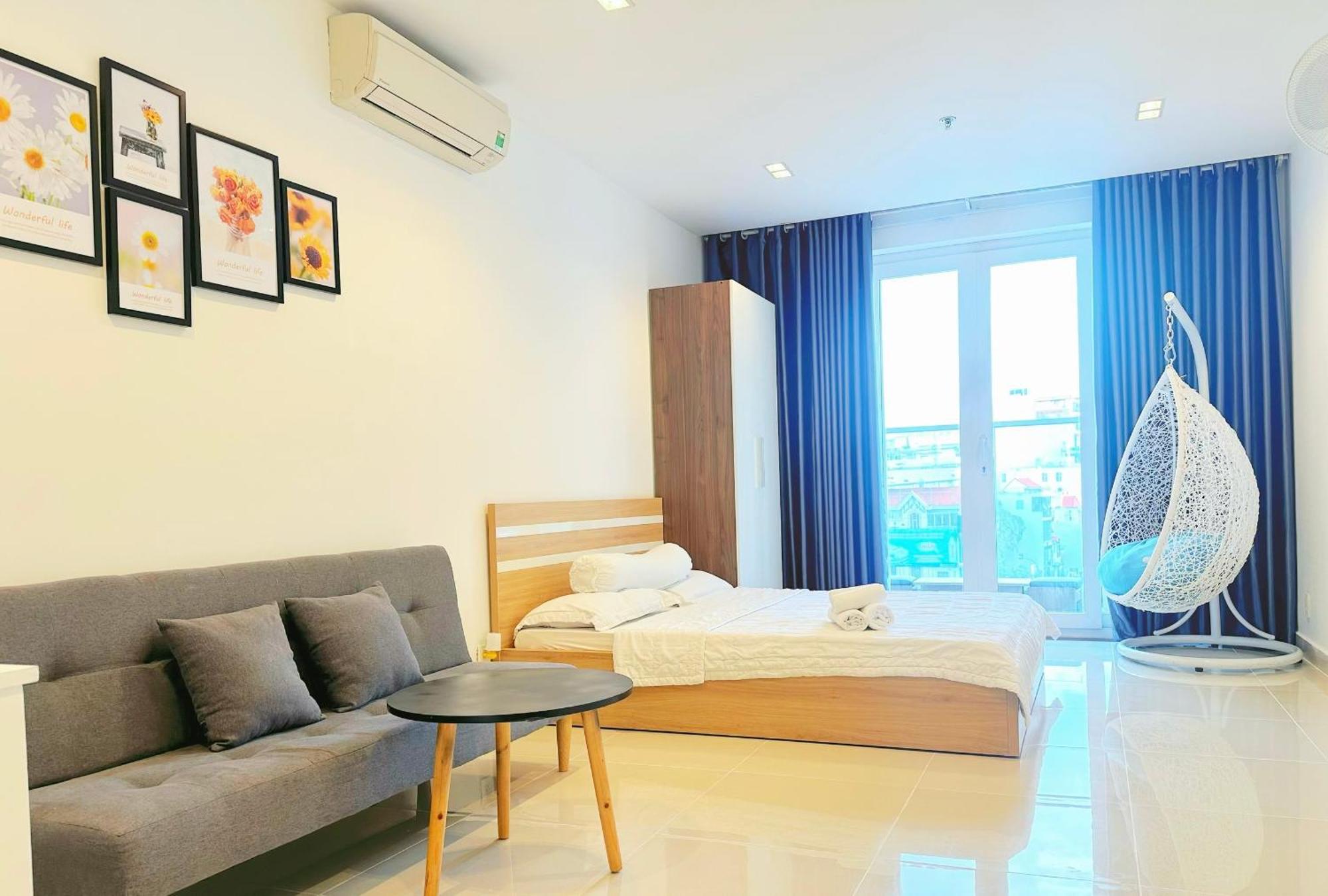 Teddy Apartment At Sky Center Luxury 胡志明市 外观 照片