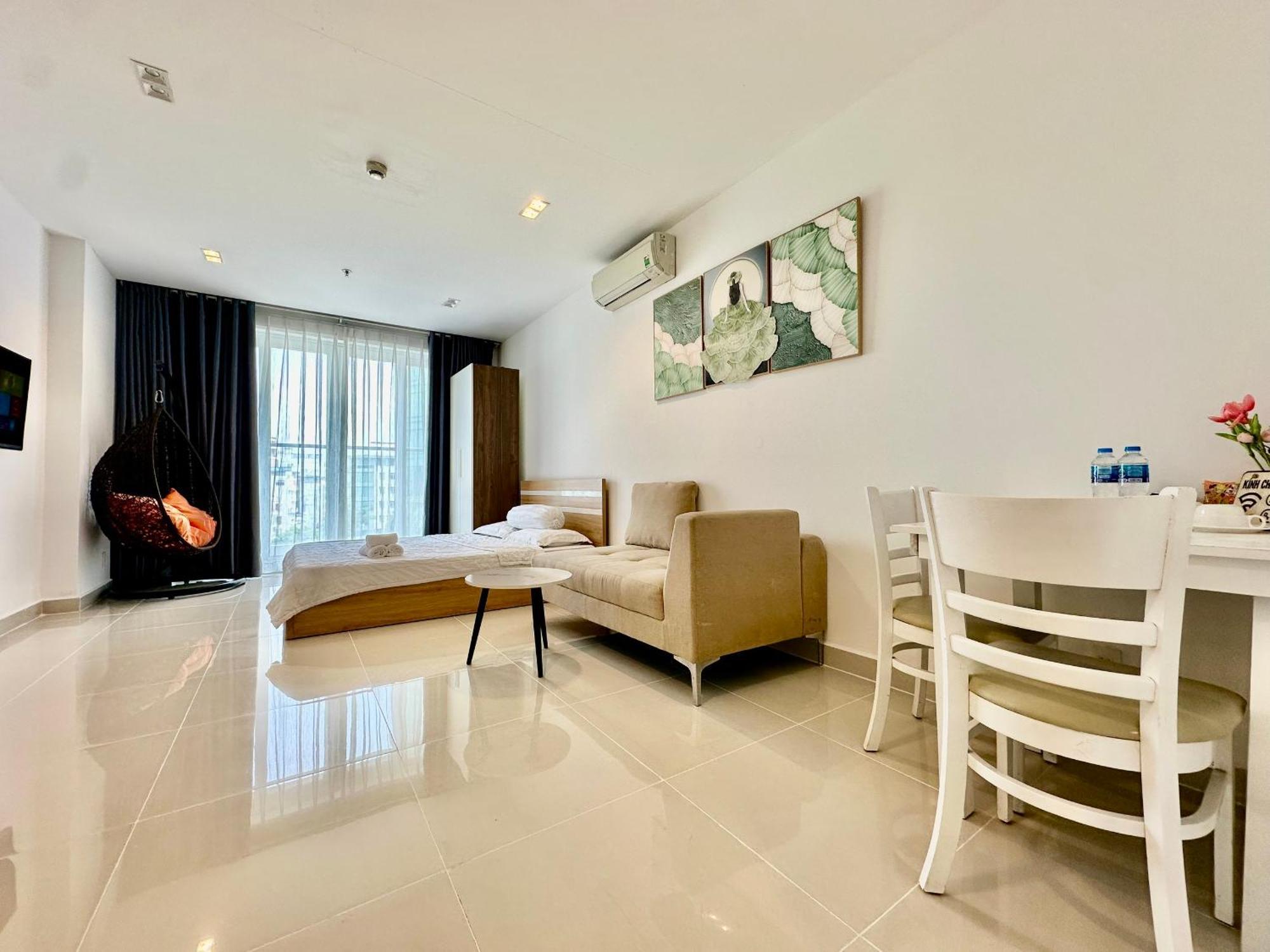 Teddy Apartment At Sky Center Luxury 胡志明市 外观 照片